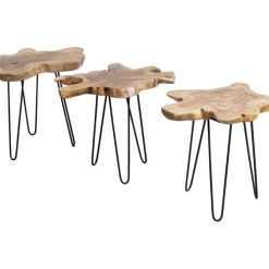 Table d appoint Aspen nature 50x50cm