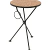Table d appoint Clack Mosaic orange Ø35cm