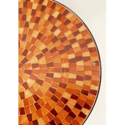 Table d appoint Clack Mosaic orange Ø35cm