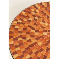 Table d appoint Clack Mosaic orange Ø35cm