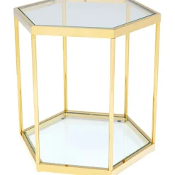 Table d appoint Comb doré 55