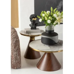 Table d appoint Cono Ceramique Ø50cm