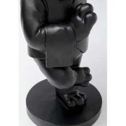 Table d appoint Cool Bulldog Tray noir 34x55cm