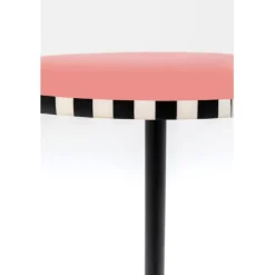 Table d appoint Domero Checkers rouge Ø40cm
