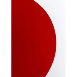 Table d appoint Domero Checkers rouge Ø40cm