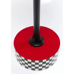 Table d appoint Domero Checkers rouge Ø40cm