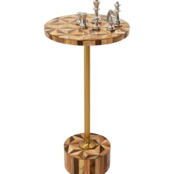 Table d appoint Domero Geo laiton Ø25cm