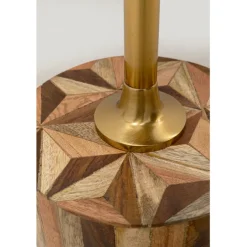 Table d appoint Domero Geo laiton Ø25cm