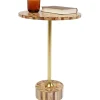 Table d appoint Domero Geo laiton Ø40cm