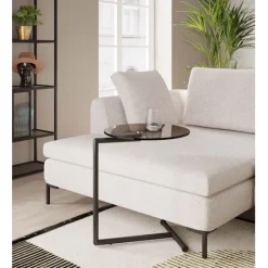 Table d appoint Easy Living noir Ø46cm