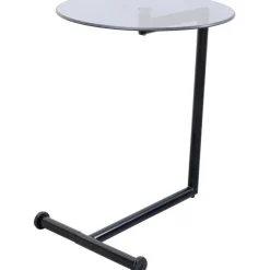 Table d appoint Easy Living noir Ø46cm