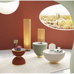 Table d appoint Endless Vegas vert Ø47cm