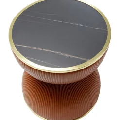 Table d appoint Endless Vegas orange Ø47cm