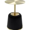 Table d appoint Endless Vegas noir Ø40cm