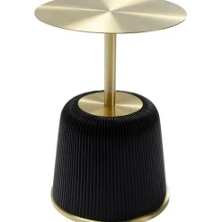 Table d appoint Endless Vegas noir Ø40cm