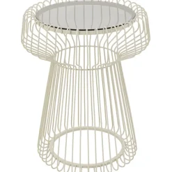 Table d appoint Lisboa Greige Ø38cm