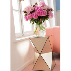 Table d appoint Luxury Triangle Pearl 32x32cm
