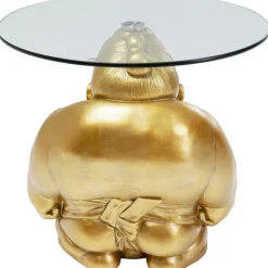 Table d appoint Monk doré Ø54cm