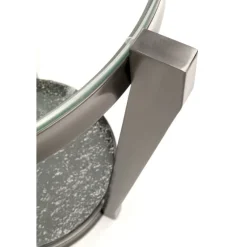 Table d appoint Monocolo graphite Ø50cm