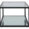 Table d appoint Quadro noir 50x50cm
