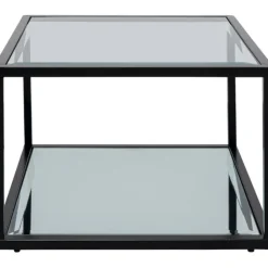 Table d appoint Quadro noir 50x50cm
