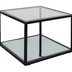 Table d appoint Quadro noir 50x50cm