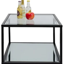 Table d appoint Quadro noir 50x50cm
