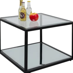 Table d appoint Quadro noir 50x50cm