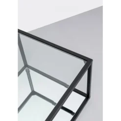 Table d appoint Quadro noir 50x50cm