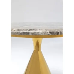 Table d appoint Rita doré Ø50cm