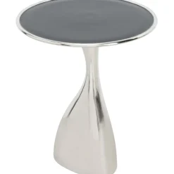 Table d appoint Spacey argenté Ø36cm