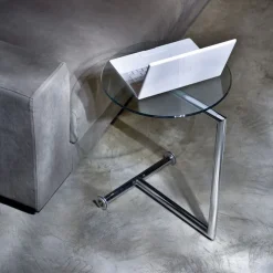 Table d´appoint Easy Living transparente Ø46cm