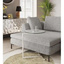 Table d´appoint Easy Living transparente Ø46cm