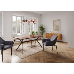 Table Downtown noyer 180x90cm