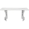 Table Eternity Oho chromé 180x90cm