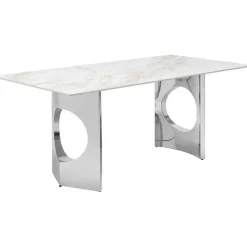 Table Eternity Oho chromé 180x90cm