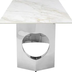 Table Eternity Oho chromé 180x90cm