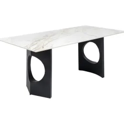 Table Eternity Oho Noir 180x90cm