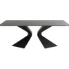 Table Gloria Ceramic noir 180x90cm
