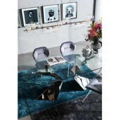 Table Gloria chrome 200x100cm