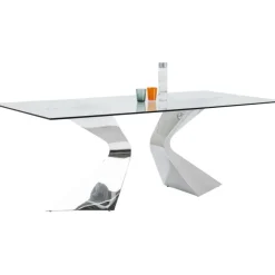Table Gloria chrome 200x100cm