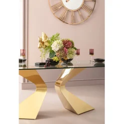 Table Gloria Gold 200x100cm