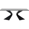 Table Gloria noir 200x100cm
