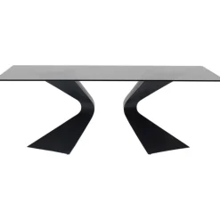 Table Gloria noir 200x100cm