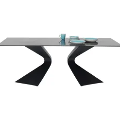 Table Gloria noir 200x100cm