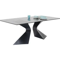 Table Gloria noir 200x100cm