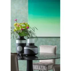 Table Grande Possibilita noir bubble Ø150cm