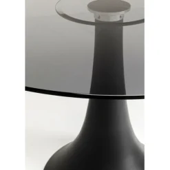 Table Grande Possibilita verre fumé Ø110cm
