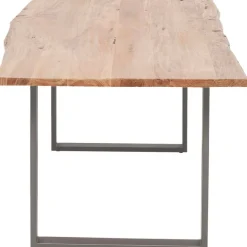 Table Harmony acier brut 160x80cm