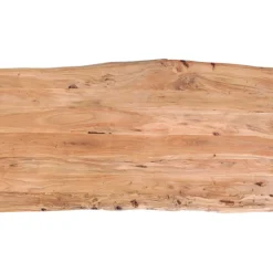 Table Harmony acier brut 180x90cm